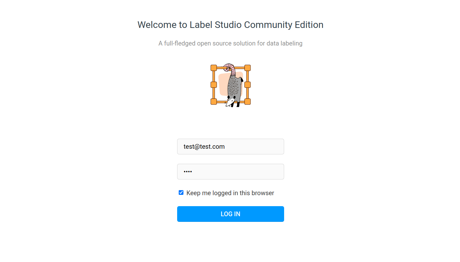 Label Studio Login